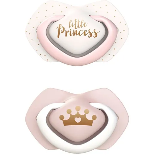 Canpol babies Royal Baby A 0-6 m Schnuller Pink 2 St.