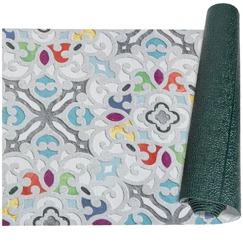 ANRO Küchenteppich Küchenläufer Teppich Läufer Küche waschbar rutschfest Valentina Abwaschbar 300 x 52cm