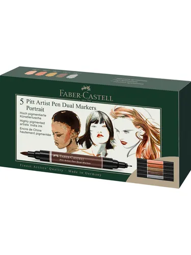 Faber-Castell Tuschestift PAP Dual Marker 5x Portrait