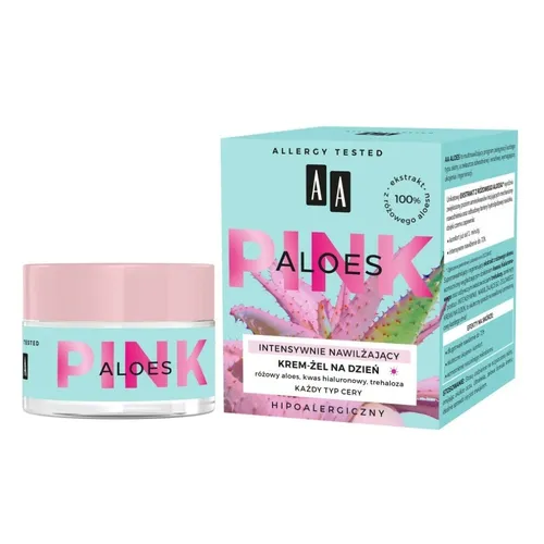 Aloes Pink krem intensywnie nawilżający żelowy na dzień 50ml AA 5900116083773