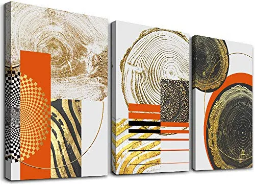 Visario Bild 120x80 cm gerahmt Blumen abstrakt Bilder auf Leinwand Markenware Kunstdrucke 4418