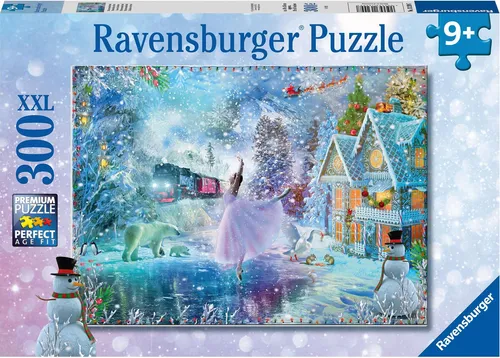 Ravensburger Kinderpuzzle - Winterwunderland - 300 Teile für Kinder - Klassisches 300 Teile Puzzle, ideal für Kinder ab 9 Jahren. Fördert spielerisch Motorik und Konzentration mit fantastischen Motiven!