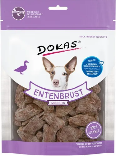 Dokas Entenbrust Nuggets 110 g Hundefutter