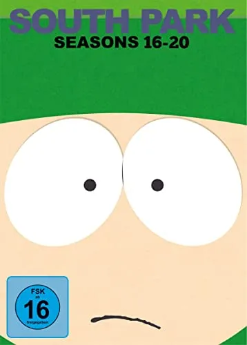 South Park: Seasons 16-20 (11 Discs) - Komplette Box mit 11 Discs, ideal für Fans der Kultserie, freigegeben ab 16 Jahren.
