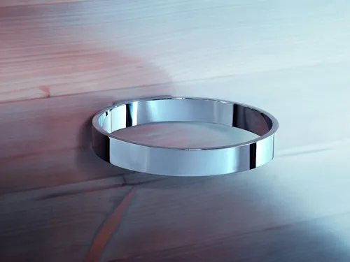 Keuco Handtuchring Edition 300 – Hochglanz-verchromt, 21cm, für Wandmontage - Eleganter Handtuchring aus hochwertigem Metall, ideal für schmale Bäder. Mit verdeckter Wandmontage und langlebigem Hochglanz-Finish. Qualität aus Deutschland, 10 Jahre Ersatzteilversorgung.