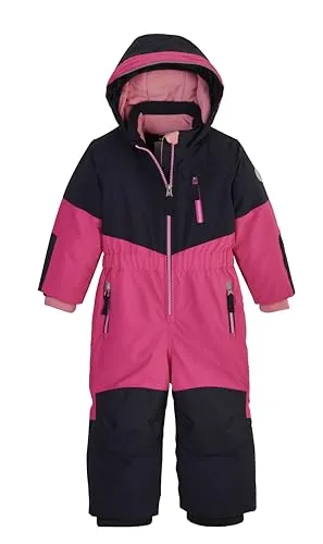 Wasserdichter Skioverall FISW 36 MNS ONPC, Kinder Gr. 98/104, pink - Kinderhosen: Sportlicher Skioverall von FIRST INSTINCT BY KILLTEC, wasserdicht mit 10.000 mm Wassersäule, verlängerbare Ärmel und kuscheliges Fleece-Innenfutter für warmen Winterspaß.