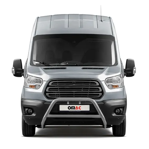 Frontbügel Frontschutzbügel für Ford Transit 2015-2019 mit ABE Stahl Silber