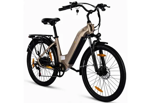 Vankel E-Bike Cityrad 26 Zoll Herren mit 655 Wh