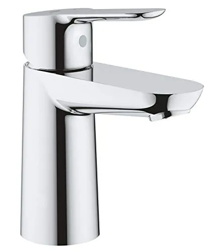 Grohe Start Edge Einhand-Waschtischbatterie S-Size 23344000 Silber - Badewannenarmaturen mit langlebiger GROHE StarLight Chromoberfläche für einfache Pflege und glatten Armaturenkörper. Ideal für modernes Badezimmerdesign.