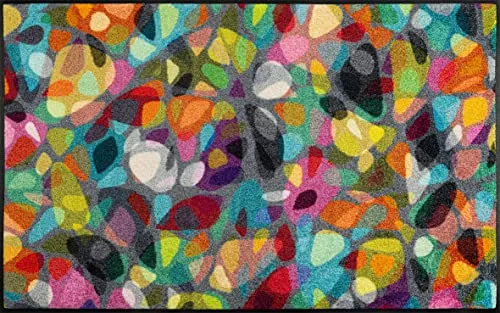 wash+dry Fußmatte Reodiva 75x120cm - Waschbare Qualität für drinnen und draußen - Hochwertige Fußmatte aus Europa, rutschfest und waschbar bis 60°C. Ideal für Allergiker und Tierbesitzer, sorgt für Hygiene und stilvolle Akzente in jedem Raum.