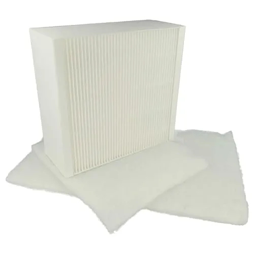 vhbw Filter-Set kompatibel mit Vallox ValloPlus 350 MV, 350 SC, 350 SE Luftbefeuchter, Luftreiniger - 3X Ersatz-Filter
