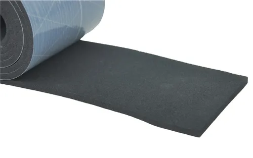 Moosgummi selbstklebend 1500x120x5mm Matte Gummi Auflage Dichtband Dämmung Klotz