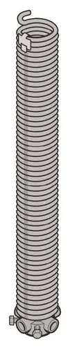 Spannfeder Mit Haken – 200 Mm Länge, 2,0 Mm Drahtstärke, 18 Mm Außen-Ø – 4 Stück, Hochtemperatur-gehärtet, Langlebig
