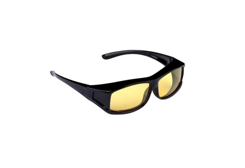 HAC24 Sonnenbrille Auto Nachtfahrbrille Nachtsichtbrille Kontrastbrille Überziehbrille (1-St) Polarisiert