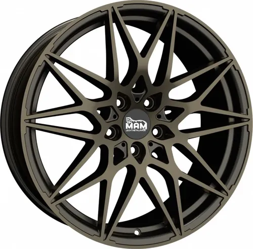 Zoll MAM B2 Alufelgen 5x112 ET30 PALLADIUM FRONT POLISH 18 in grau von MAM