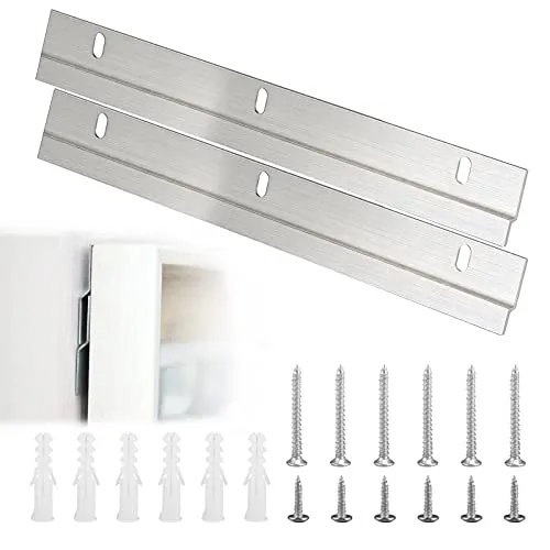 Z-Klemmen zum Aufhängen Hochbelastbares 30cm Aufhängungssystem Ineinandergreifende Fotorahmenhaken Z Profil Aufhängeschiene (30cm)