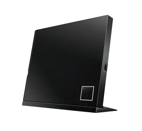 ASUS SBW-06D2X-U - Blu-ray Slim-Brenner mit 6x Lesegeschwindigkeit, M-Disc Unterstützung für 1.000 Jahre Archivierung, ideal für Windows und Mac OS
