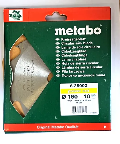 Metabo Original Kreissägeblatt professional 160x2,2x20