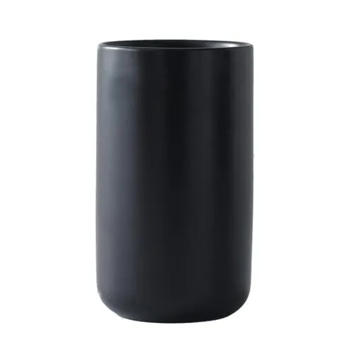 SYNYEY Küchenutensilienhalter, 17,8 x 10,2 cm, Keramik, Utensilienbehälter für Küchentheke, einfaches Design, Utensilientopf für Küche, Arbeitsplatte, Kochlöffel, Aufbewahrung, L
