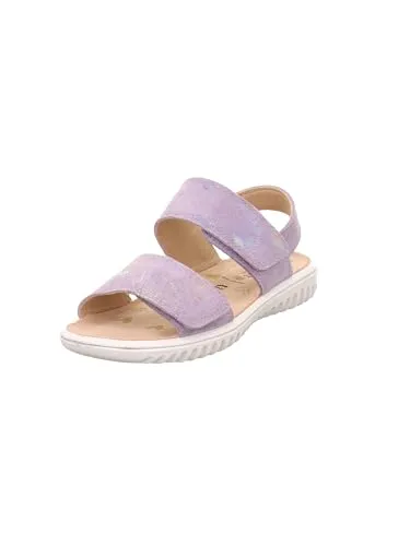Superfit Sparkle Sandale, LILA 8500, 31 EU - Wanderschuhe für Kinder: superbequeme Sommersandale mit rutschhemmender PU-Sohle und 2 Klettverschlüssen für optimalen Halt und leichten Einstieg.