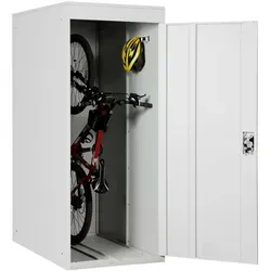 Proregal Fahrradgarage, Hellgrau, Metall, 79x192x122 cm, Aufbewahrung & Schutzhüllen, Fahrradgaragen