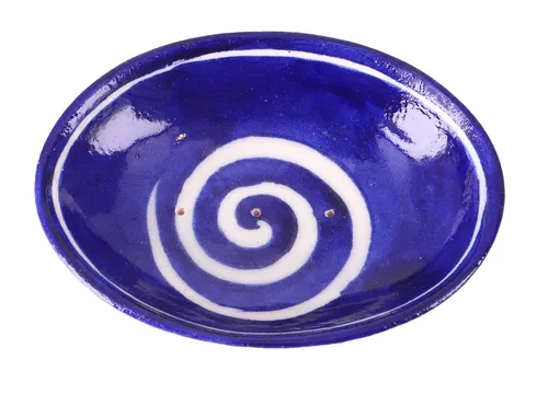 Handbemalte Keramikseifenschale - Modell 2 - 3*13*10 cm