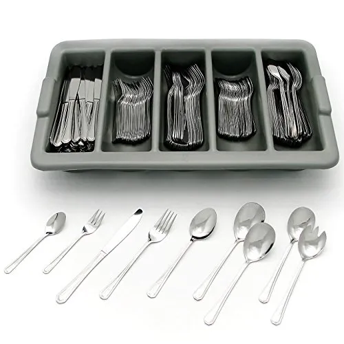 GRÄWE Besteck für 40 Personen im Besteckkasten
