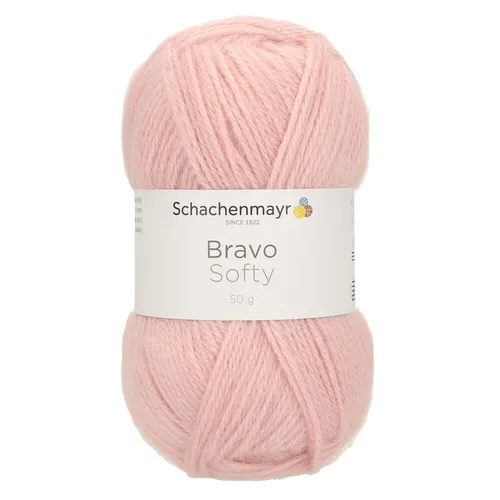 BRAVO SOFTY von Schachenmayr - ALTROSA (08379) - 50 g / ca. 140 m Wolle