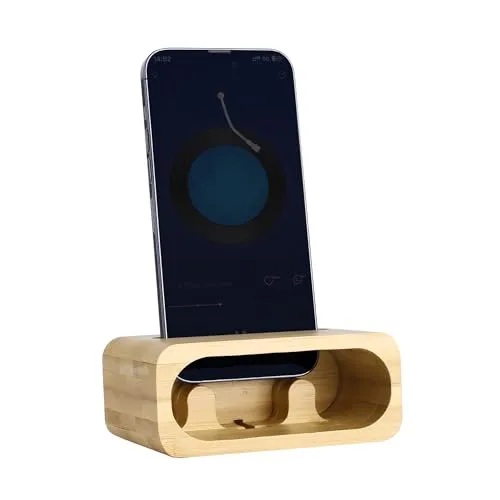 Navaris Handy Halterung aus Bambus