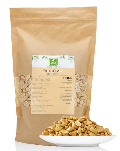Geröstete Erdnüsse Ungesalzen 1kg ohne Schale Natürlich ohne Konservierungsstoff