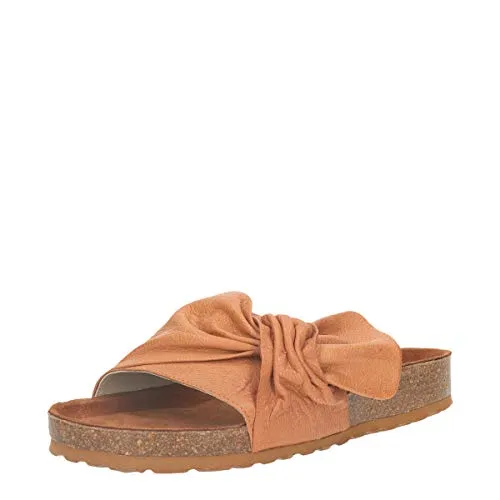 BULLBOXER Damen Pantoletten, Frauen Clogs,woman,slipper,slides,sandalen,sommerschuhe,freizeitschuhe,weiblich,lady,Braun (Tan/Cognac),37 EU / 4 UK
