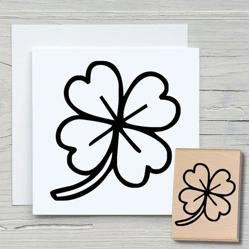 Stempel Glücksklee