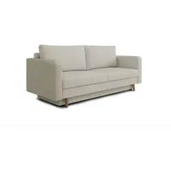 Möblo Schlafsofa Marbella, Creme, 3-Sitzer, 230x90x97 cm in weiß von Möblo