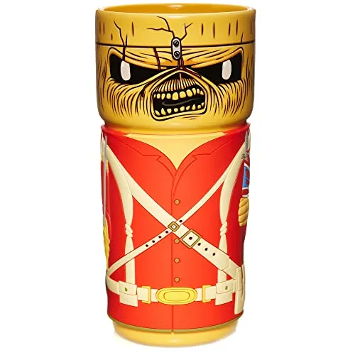 CosCups von Numskull Iron Maiden Eddie The Trooper Keramiktasse mit Gummihülle, 400 ml – Offizieller Iron Maiden Merchandise
