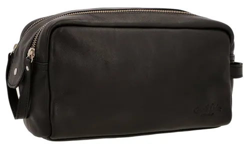 Gusti Leder Kulturbeutel Finja – Vintage Look - Kulturbeutel aus hochwertigem Rindsleder, ideal für Reisen. Mit wasserfestem Innenfutter und Platz für Hygieneartikel. Perfekt organisiert und als persönliches Geschenk mit individueller Gravur.