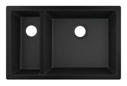 hansgrohe Unterbauspüle S510-U635 graphitschwarz 180x450 von Hansgrohe