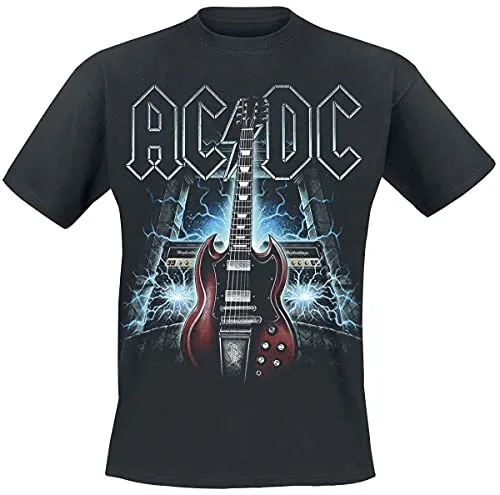 AC/DC High Voltage Männer T-Shirt schwarz XL - Offizielles Band-Merchandise mit einzigartigem Frontprint – ein Muss für Fans! Das T-Shirt aus 100% Baumwolle bietet hohen Tragekomfort und eine klassische Passform. Entdecke weitere Artikel von EMP!
