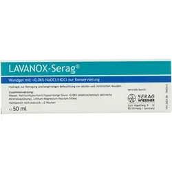 LAVANOX-Serag Wundgel (50ml) - Erste Hilfe Gel zur Infektionsprophylaxe, bietet hervorragende Haftung und schützt vor Viren, Bakterien und Wundgerüchen.