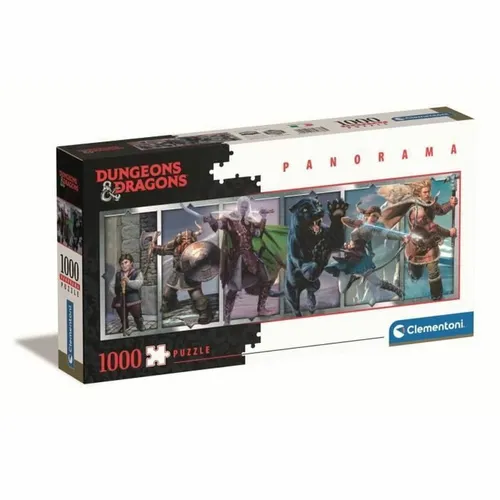 Clementoni - Panorama Puzzle Dungeons & Dragons 1000 sztuk edukacyjne