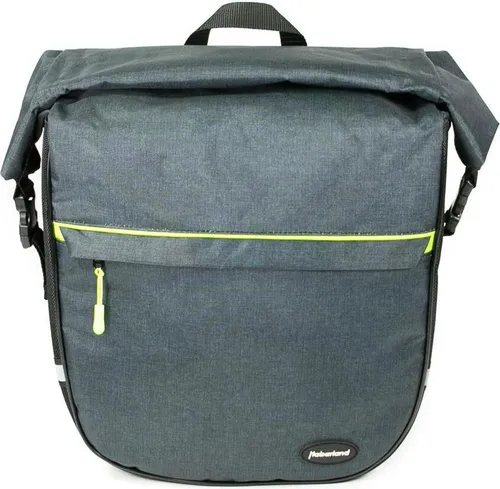 Haberland Einzeltasche eMotion anthrazit 18L - Fahrradtasche mit 18 Litern Volumen, inklusive Kompaktschließe für einfache Handhabung, ideal für Pendler und Freizeitradler.