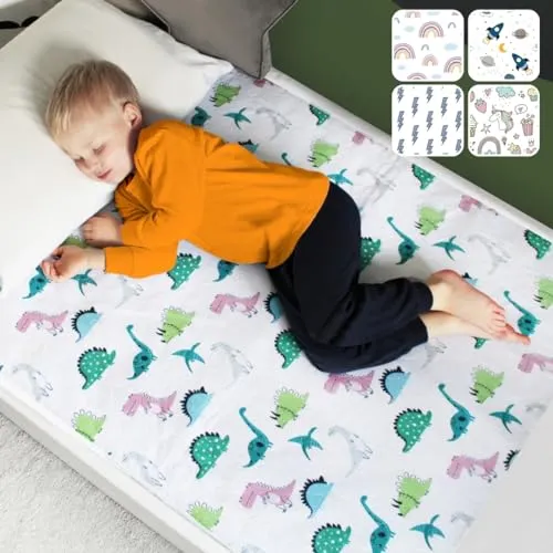 Hygge Sheets Bettunterlage wasserdicht für Kinder - Matratzenschutz für Babybetten mit 100% Auslaufschutz und seitlichen Einschlägen, ideal für trockene Nächte und maximales Wohlbefinden.