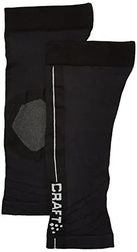 Craft Knielinge 3D Sleeves, Schwarz, XS/S, 1902332-9999 - Nahtlose Knielinge aus hochelastischem Material für optimalen Tragekomfort. Wasserabweisend und auf verschiedene Zonen abgestimmt, ideal für aktive Sportler.