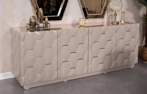 Elegantes Lowboard aus Holzfurnier von Xlmoebel