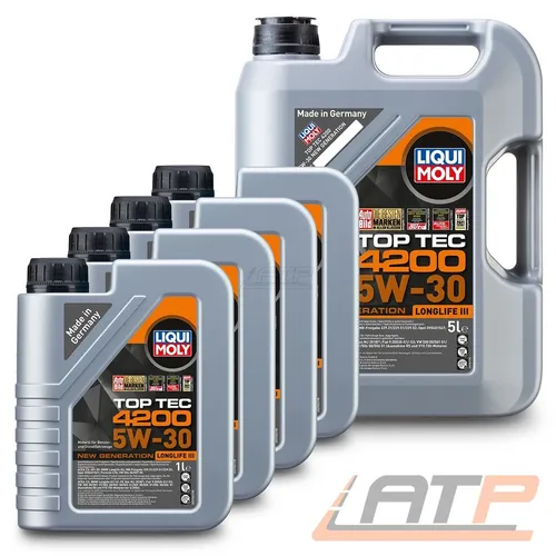 LIQUI MOLY TOP TEC 4200 5W-30 Motoröl 9 Liter