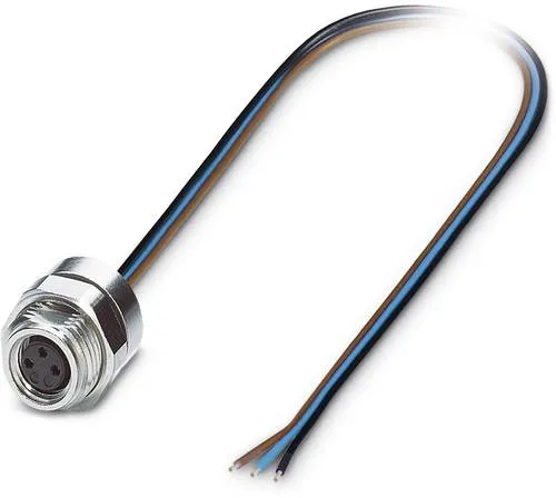 Phoenix Contact 1453449 Sensor-/Aktor-Einbausteckverbinder M8 Buchse, Einbau 0.50 m Polzahl Sensoren: 3 1 St.