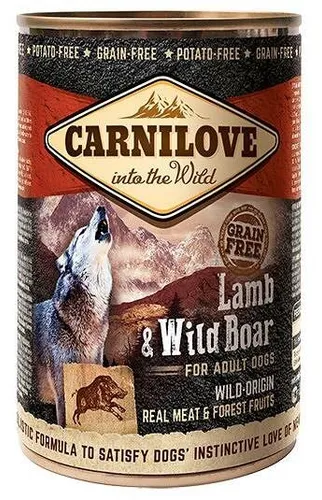CARNILOVE Into the Wild Lamb&Wild Boar - Nassfutter für Hunde 8595602529315