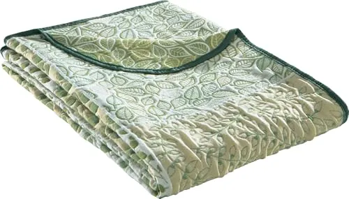 Erwin Müller Tagesdecke Taupe 220x250 cm – Wendemuster von Erwin Müller