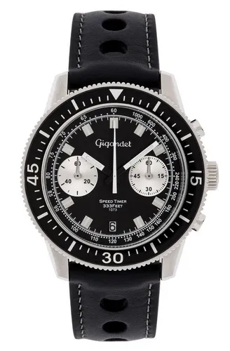 Gigandet Herrenuhr Chronograph Speed Timer G7-005 - Armbanduhren für Herren mit exklusivem Vintage-Design, präzisem Citizen-Miyota Quarzwerk und robustem Edelstahlgehäuse für höchste Ansprüche.