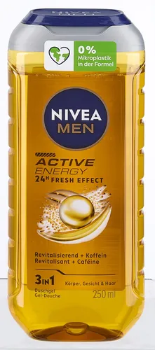 NIVEA MEN NIVEA 3in1 Active Energy Duschgel 250 ml 6539918003