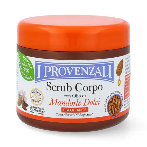 I Provenzali Body Scrub mit süßem Mandelöl 600g - Peeling